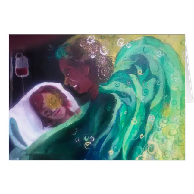 Cartão de Raphael do arcanjo (Frente Horizontal)