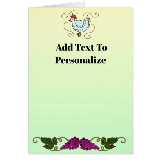 Cartão de recebimento 2 (Frente)