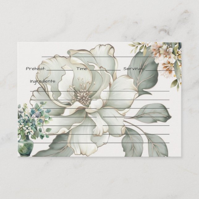 Cartão de recebimento de tranquilidade (Frente)