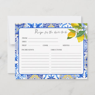 Cartão de recebimento do Chá de panela de compress