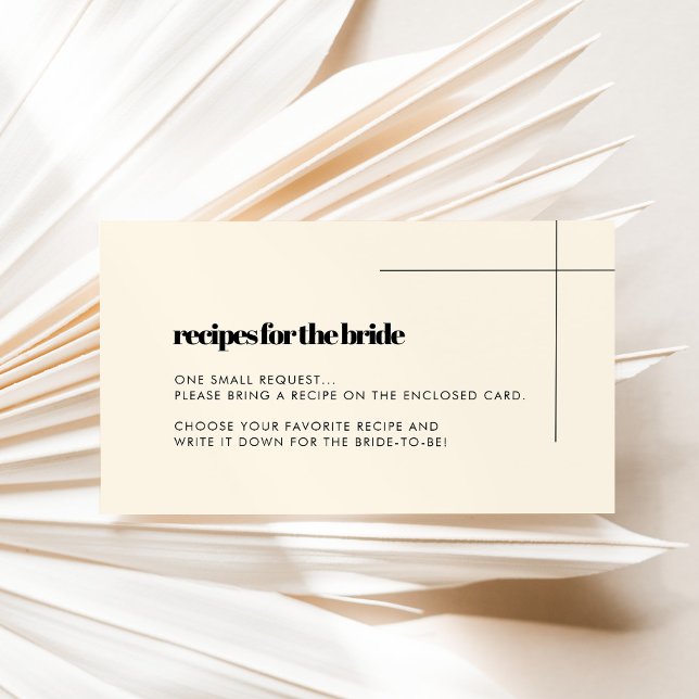 Cartão de recebimento do Chá de panela Elegante e  (Criador carregado)