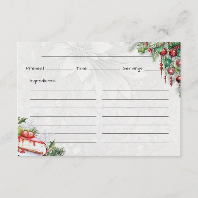 Cartão de Receita Básica de Bite de Frost (Frente)