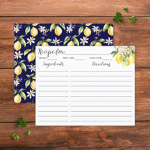 Cartão de Receita Botânica da Ramificação de Árvor