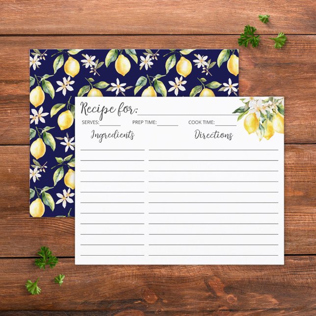 Cartão de Receita Botânica da Ramificação de Árvor (In situ)