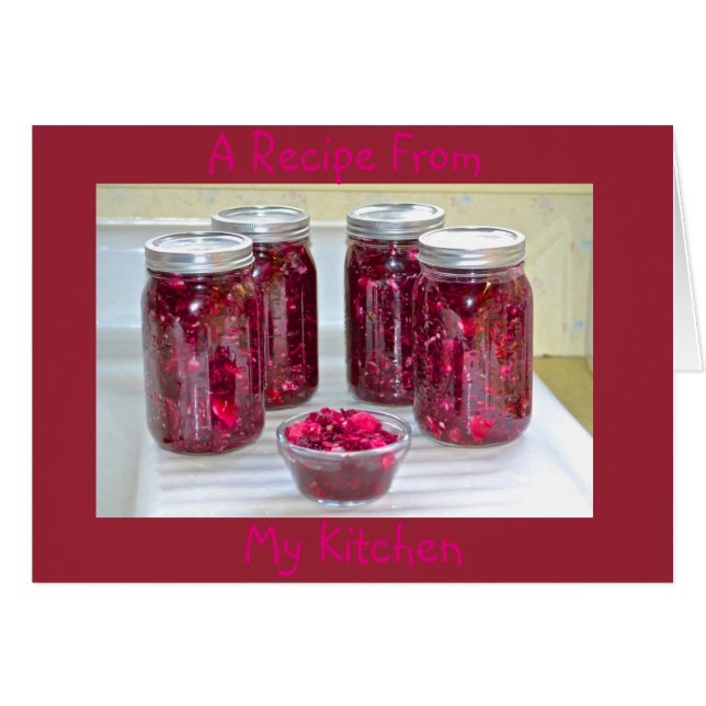 Cartão de Receita da Cozinha do País (Frente Horizontal)