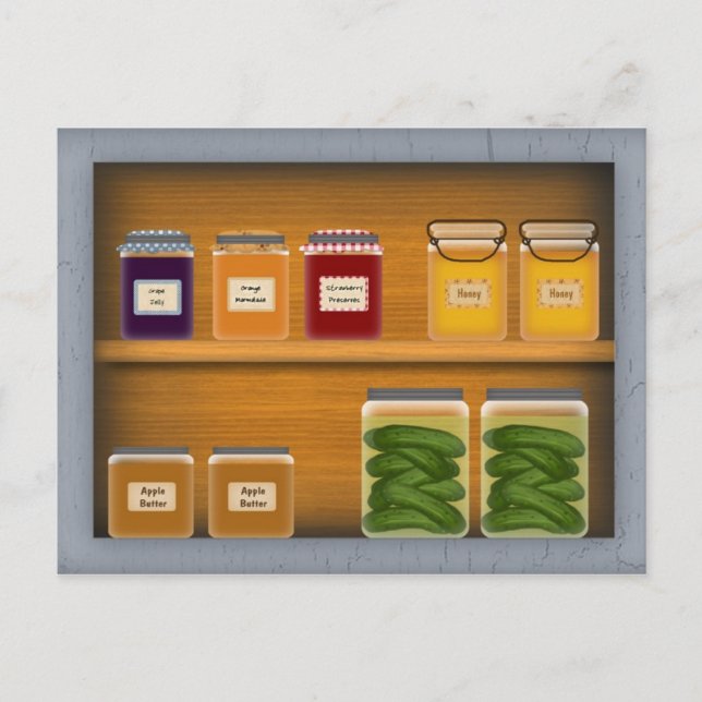 Cartão de Receita da Placa Cupboard do País (Frente)