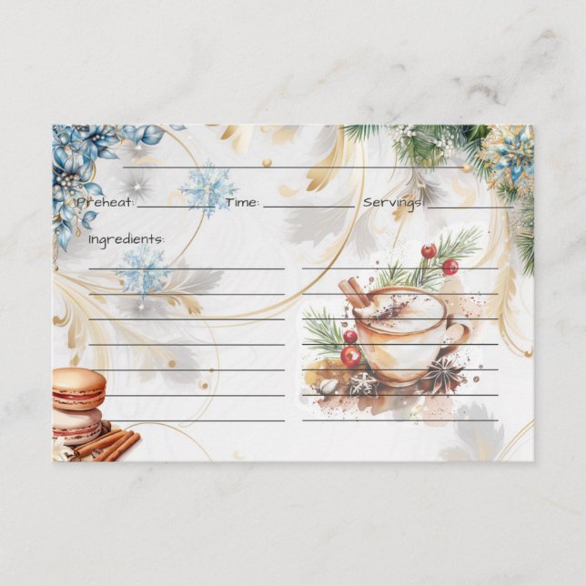 Cartão de Receita de Açúcar Casaco (Frente)