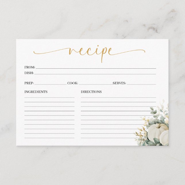 Cartão de Receita de Chá de panela de Amortização (Frente)