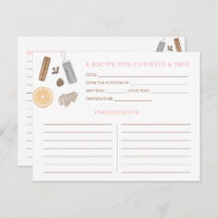 Cartão de Receita de Especiais de Troca de Cookies