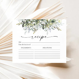 Cartão de Receita de Grande Importância Herbal Gre