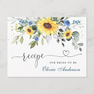 Cartão de Receita do Chá de panela Eucalyptus Eleg