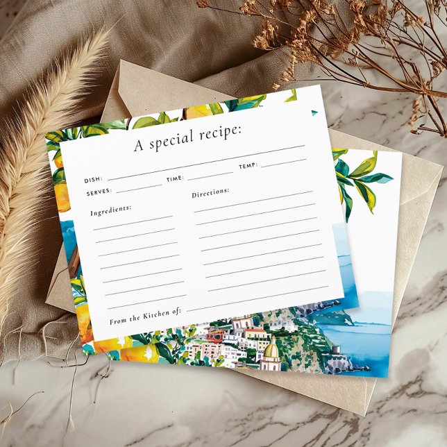 Cartão de Receita do Chá de panela Lemon Citrus Am (Criador carregado)