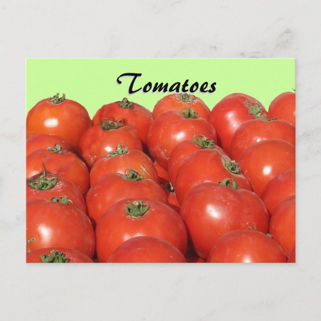 Cartão de receita - Tomates (Frente)