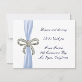 Cartão de Recepção de Casamento Arco de Diamante A