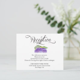 Cartão de Recepção de Casamento em Vinhedo Toscano