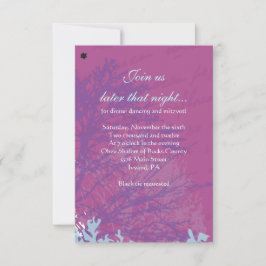 Cartão de recepção do Bar FRANCÊS Bat Mitzvah