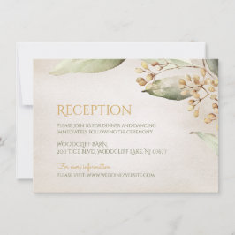 Cartão de recepção rupestre botânico