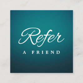 Cartão de referência comercial minimalista