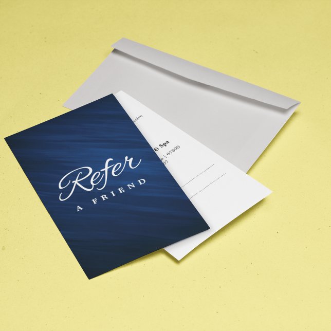 Cartão de referência comercial minimalista (Minimalist Business Referral Card)
