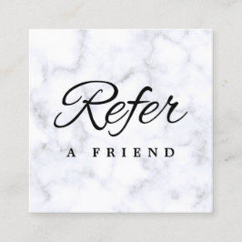 Cartão de referência comercial minimalista