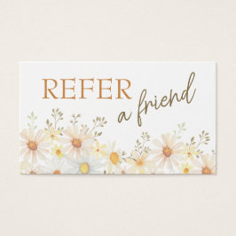 Cartão de referência Daisies