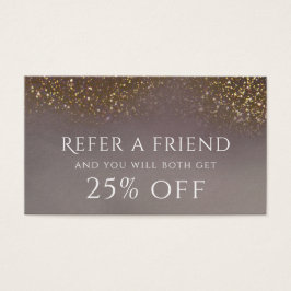 cartão de referência de brilho líquido