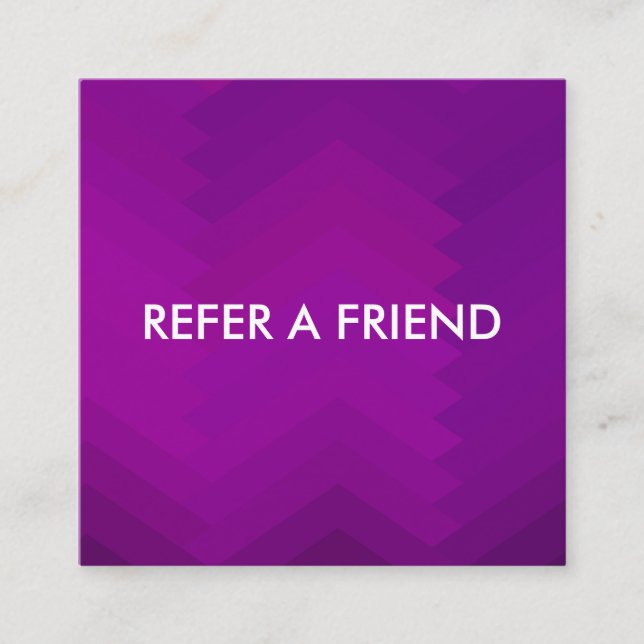 Cartão de Referência de Luxo Moderno para Salão e  (Frente)