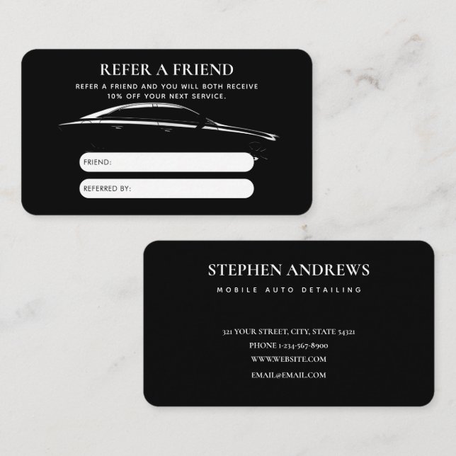 Cartão de Referência de Reparo Automático de Limpe (Frente/Verso)