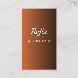 Cartão de Referência do Elegant Salon & Spa