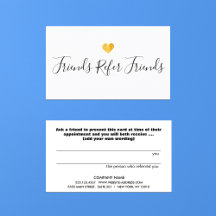 Cartão de Referência Dourado para Clientes Cardíac