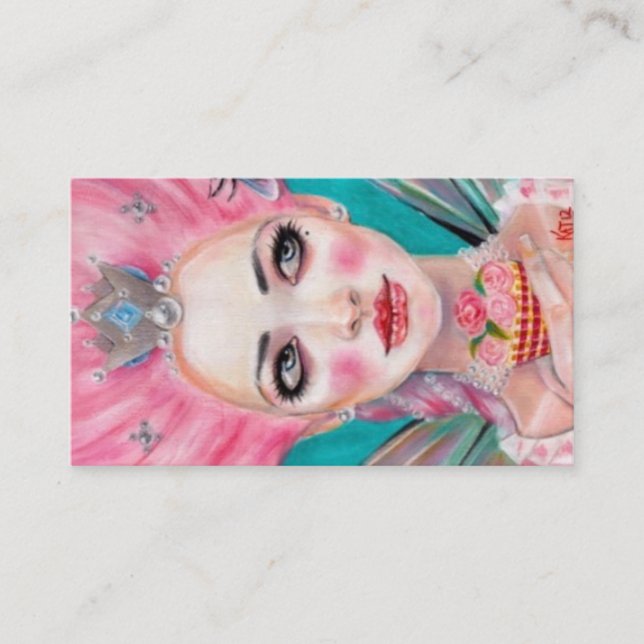 Cartão de referência Marie Antoinette, deixe-os co (Frente)