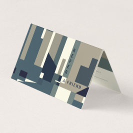 Cartão de Referência Moderno