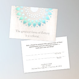 Cartão de Referência para Saúde e Bem-Estar Holíst