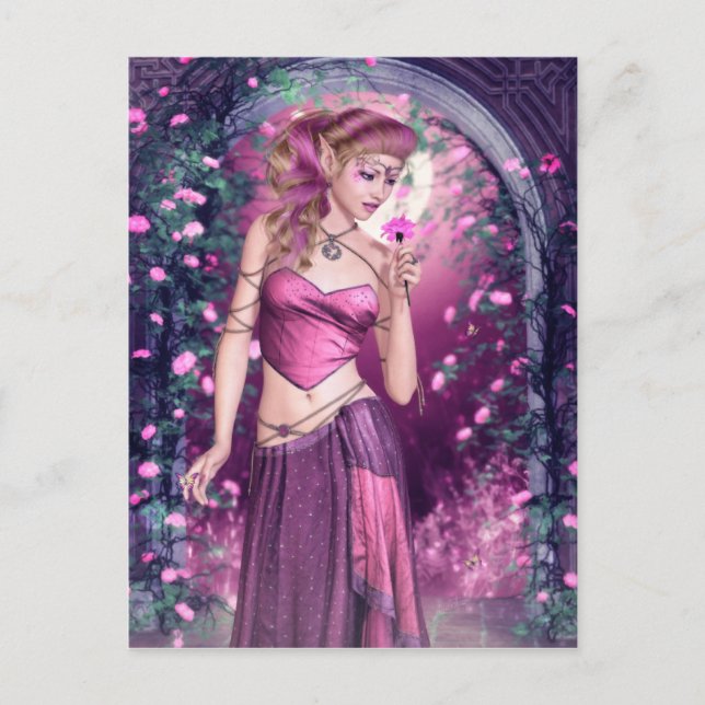 Cartão de Reflexões Doces do Amor (Frente)