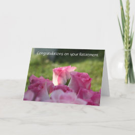 Cartão de Reforma Floral, Rosas Bonito Rosa