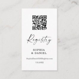 Cartão de Registro de Casamento com Vegetação em A