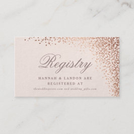 Cartão de registro de casamento do filme de folha