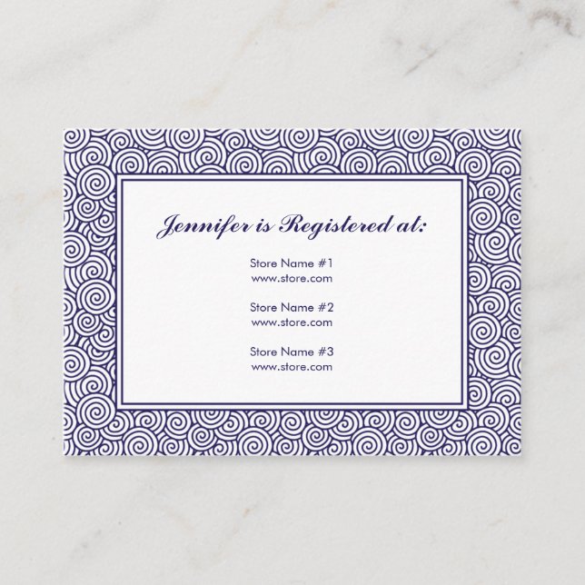 Cartão de Registro em Espiral - 3,5" x 2,5" (Frente)