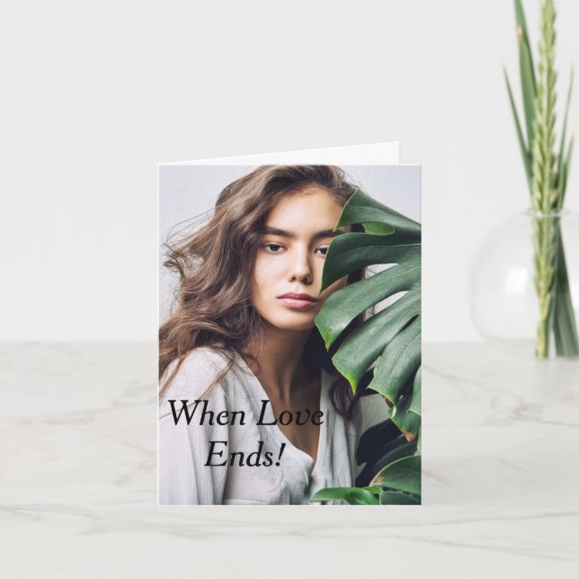 Cartão de Relacionamento Título/ Quando O Amor Ter (Frente)