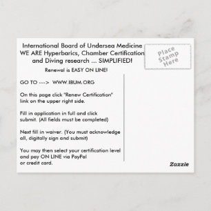 Cartão de renovação IBUM