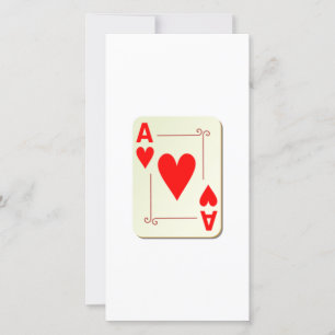 Cartão de Reprodução de Ás of Hearts