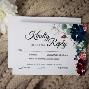 Cartão de Resposta à Celebração de Verão com opção