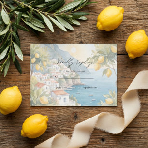 Cartão de Resposta Amalfi Coast Lemon   Destino It