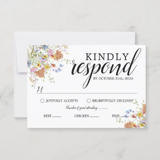 Cartão de Resposta Bloom & Bliss