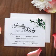 Cartão de Resposta Botânica Neutral com opção de r