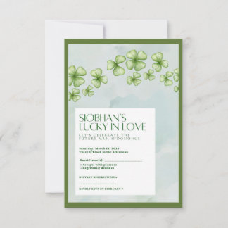 Cartão de Resposta Chá de Panela Lucky in Love