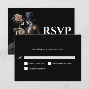 Cartão de Resposta de Casamento Alternativo de Hal