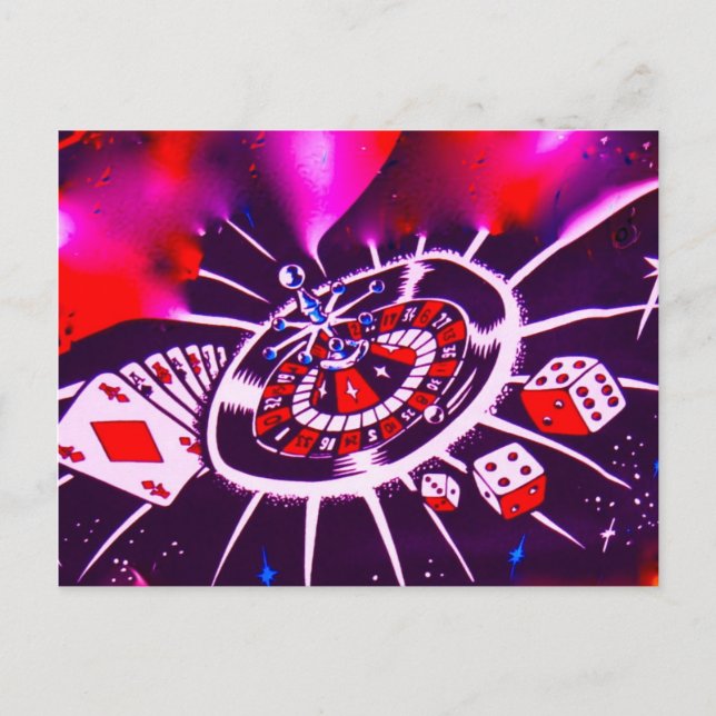 Cartão de Resposta de Casamento de Las Vegas (Frente)