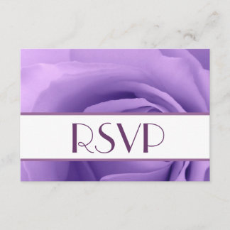 Cartão de Resposta de Casamento RSVP Rosa RPple