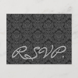 Cartão de Resposta de Casamento RSVP RSVP do Damas